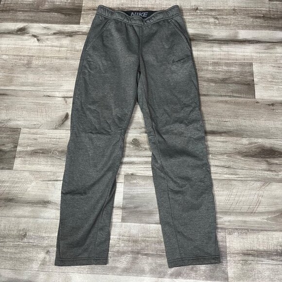 Nike Athletic Dri-Fit Mid Rise Full Length Pocket Sweatpants Grey Men’s Size S - Picture 1 of 12